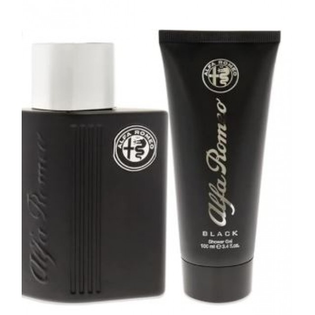 ALFA ROMEO Alfa Romeo Black SET: EDT 125ml + shower gel 90ml
